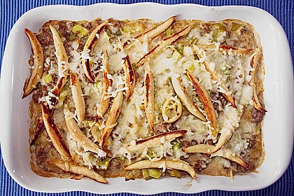 Schupfnudel - Auflauf mit Lauch und Hack 17