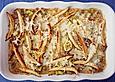 Schupfnudel - Auflauf mit Lauch und Hack