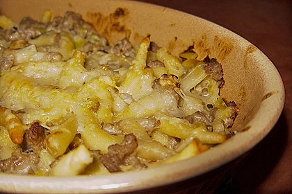 Schupfnudel - Auflauf mit Lauch und Hack 22