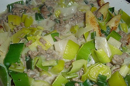 Schupfnudel - Auflauf mit Lauch und Hack 10