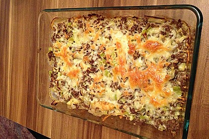 Schupfnudel - Auflauf mit Lauch und Hack 19