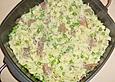 Pasta mit Erbsen und Parmaschinken