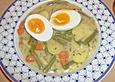 Rahmgem&uuml;se - Ragout mit Eiern