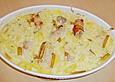 Schweinefilet - Kartoffel - Gratin mit Birne