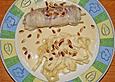 Schweineroulade in Rahmsauce