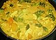 Gefl&uuml;gelcurry mit Brokkoli