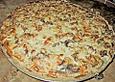 Spargelquiche mit Kochschinken, Champignons und Parmesan