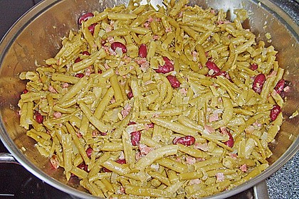 Brechbohnen aus der gro&szlig;en Pfanne 1