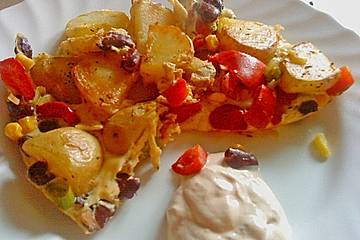 Kartoffel - Bohnen - Tortilla