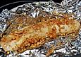 Banane mit Honig und Mandeln vom Grill