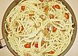 Makkaroni mit Parmaschinken und Pilzen