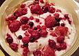 Beerenfr&uuml;chte - Dessert mit Vanille - Joghurt
