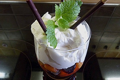 Beerenfr&uuml;chte - Dessert mit Vanille - Joghurt 6