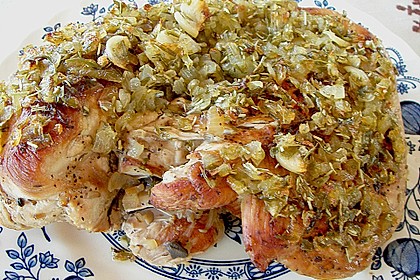Kr&auml;uter - Putenbraten mit Rahmpilzen 7