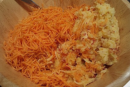 M&ouml;hrenrohkost nach Mamas Art