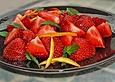 Marinierte Erdbeeren in Balsamessig