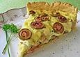 Champignon - K&auml;se - Torte