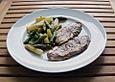 Scaloppine mit Spargel und Limettensauce