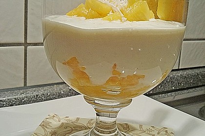 Ananas - Quark - Dessert mit Rum 6