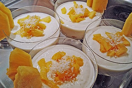 Ananas - Quark - Dessert mit Rum 8