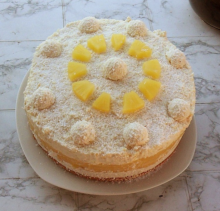Ananas - Raffaello - Torte (Rezept mit Bild) von superkirst | Chefkoch.de