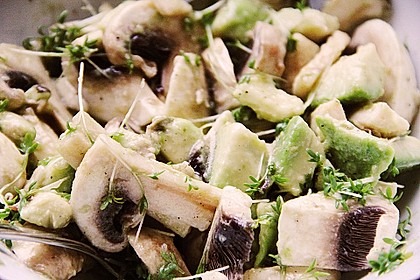 Avocado - Champignon - Salat 1