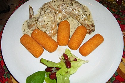 Brath&auml;hnchen mit Estragonsauce