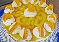 Orangen - Sauerrahm - Torte
