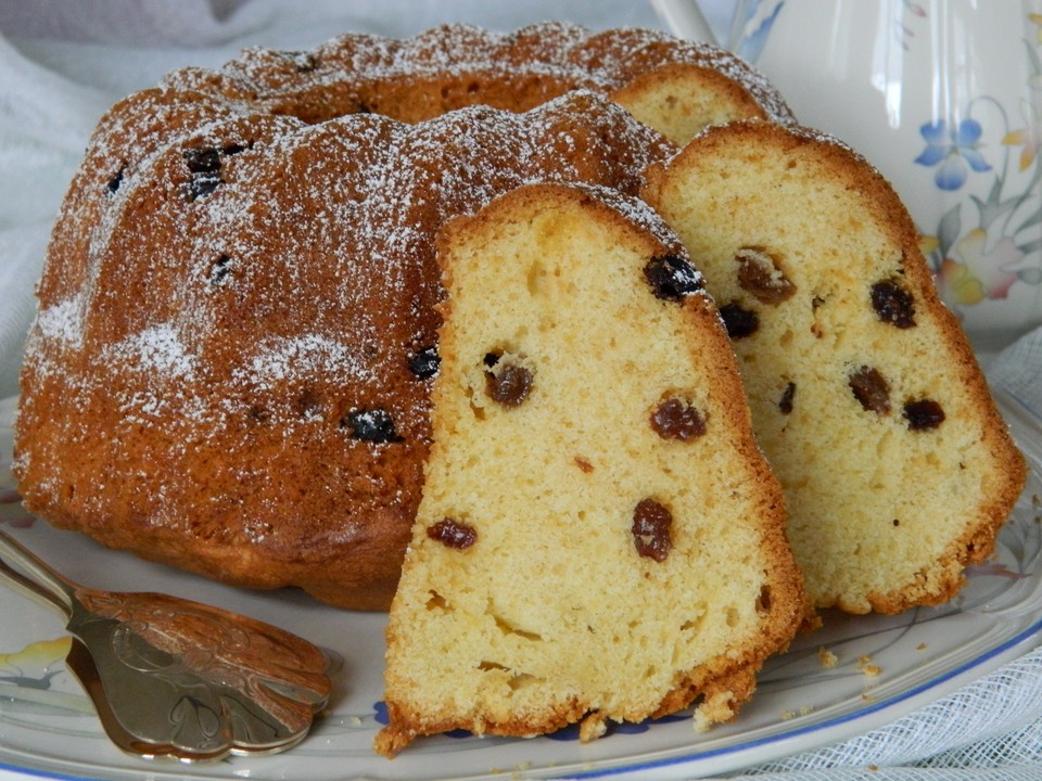 Vanille - Rosinen - Kuchen (Rezept mit Bild) von kälbi | Chefkoch.de