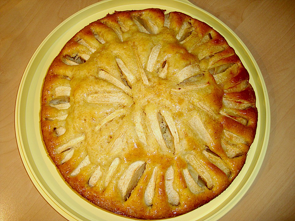 Apfel - Pudding – Kuchen mit Hermann Teig (Rezept mit Bild) | Chefkoch.de