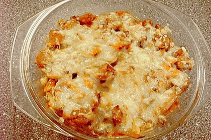 Sojageschnetzeltes, &uuml;berbacken 1