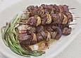 H&auml;hnchenleber - Spie&szlig;e mit Champignons und Ingwer