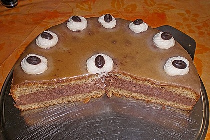 Cappuccino – Biskuittorte 32