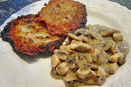 Z&uuml;rcher Kalbsgeschnetzeltes mit Kartoffelr&ouml;sti