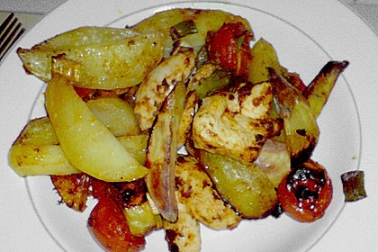 Hähnchenbrustfilet mit Country-Kartoffeln 91