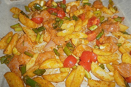Hähnchenbrustfilet mit Country-Kartoffeln 65