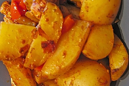 Hähnchenbrustfilet mit Country-Kartoffeln 86
