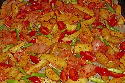 Hähnchenbrustfilet mit Country-Kartoffeln 46