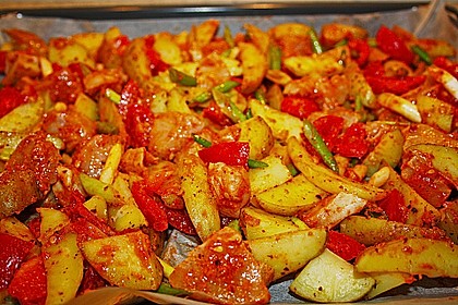 Hähnchenbrustfilet mit Country-Kartoffeln 19