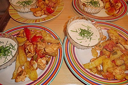Hähnchenbrustfilet mit Country-Kartoffeln 16