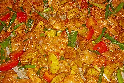 Hähnchenbrustfilet mit Country-Kartoffeln 100