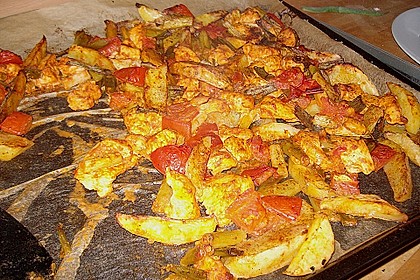 Hähnchenbrustfilet mit Country-Kartoffeln 97