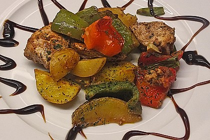 Hähnchenbrustfilet mit Country-Kartoffeln 18