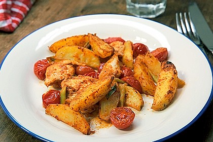 Hähnchenbrustfilet mit Country-Kartoffeln 2