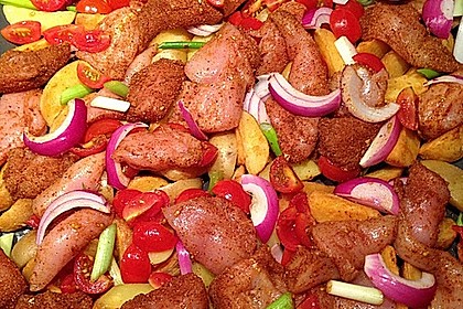 Hähnchenbrustfilet mit Country-Kartoffeln 26