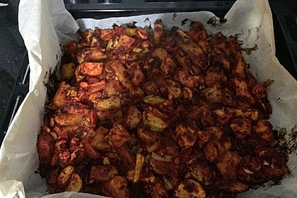 Hähnchenbrustfilet mit Country-Kartoffeln 93