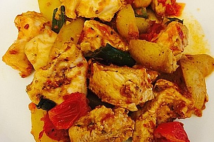 Hähnchenbrustfilet mit Country-Kartoffeln 12