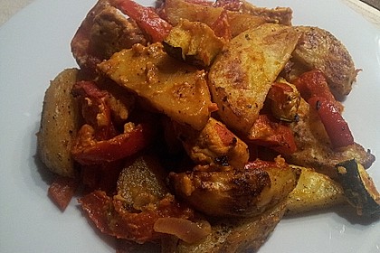 Hähnchenbrustfilet mit Country-Kartoffeln 53