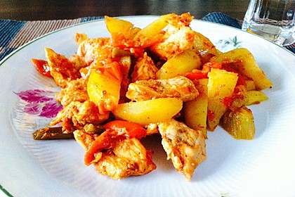 Hähnchenbrustfilet mit Country-Kartoffeln 32