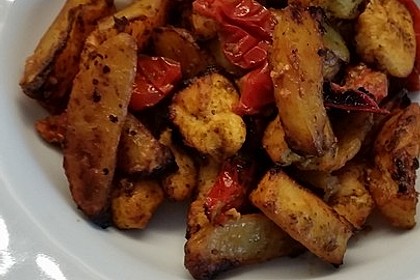 Hähnchenbrustfilet mit Country-Kartoffeln 33
